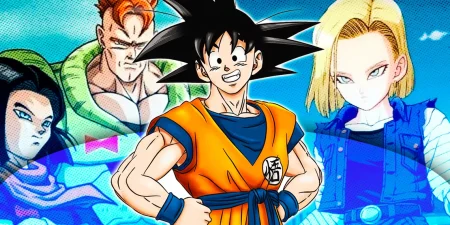 Dragon Ball Shows Off Full-Color Goku & Android Illustration in Dramatic '90s Style